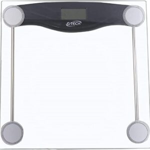 G-Tech Balgl10 Balança Digital em Vidro Temperado, Transparente